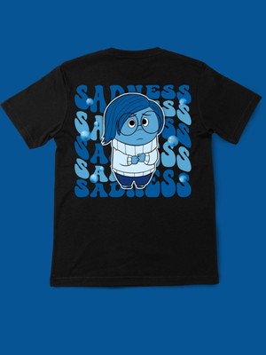 Ters Yüz Kids Ön Arka Baskılı T-Shirt