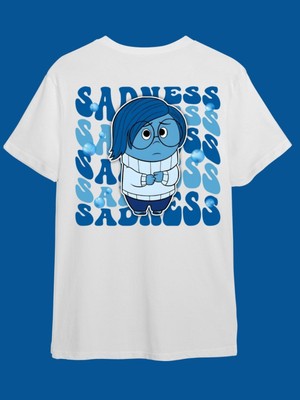 Ters Yüz Kids Ön Arka Baskılı T-Shirt