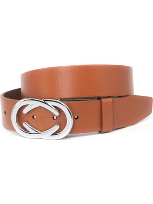 Kadın Kahverengi Hakiki Deri Kemeri