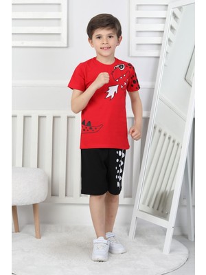 New Kids Dinozor Baskı Erkek Çocuk Takım