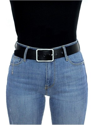 Hakiki Deri Kadın Kemeri 4 cm