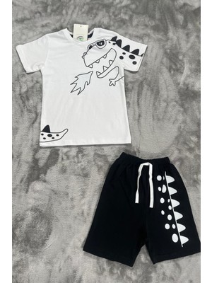 New Kids Dinozor Baskı Erkek Çocuk Takım
