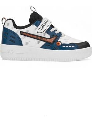 Çocuk Spor Ayakkabı Ortopedik Lastik Bağcık Cırtlı Desenli Kaymaz Taban Yürüyüş Sneaker 033