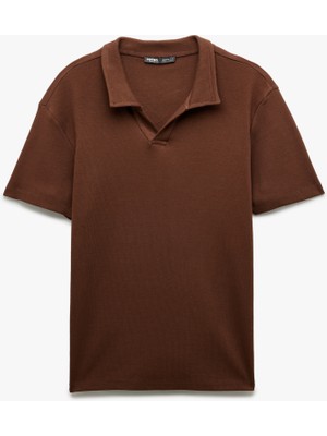 Koton Pamuklu Kısa Kollu Slim Fit Basic Polo Tişört