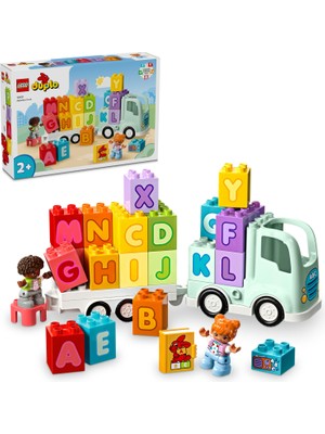 LEGO® DUPLO® Alfabe Kamyonu 10421 - 2 Yaş & Üzeri Çocuklar için Eğitici Oyuncak Yapım Seti (36 Parça)