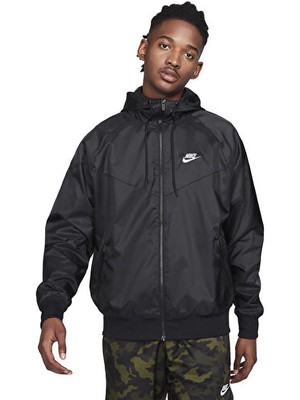 Nike M Nk Wvn Lnd Wr Hd Jkt Erkek Ceket Yağmurluk DA0001-010 Siyah