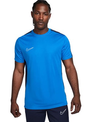 Nike M Nk Df Academy 23 S Erkek Futbol Antrenman Tişörtü DR1336-463 Mavi