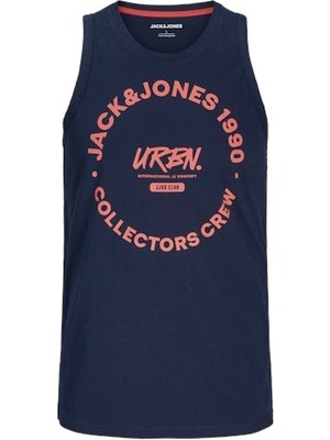 Jack Jones Erkek Lacivert Tank Top 12270462