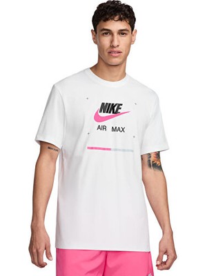 Nike M Nsw Tee Fw Cnct Erkek Günlük Tişört FV3778-100 Beyaz