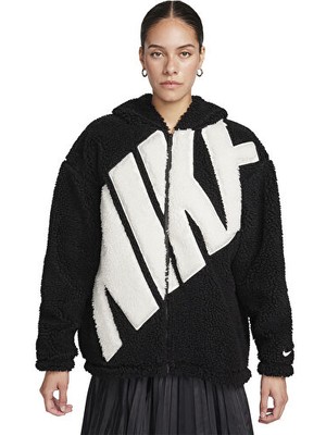 Nike Sportswear Kadın Günlük Ceket FB8695-010 Siyah