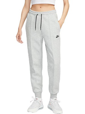 Nike W Nsw Tch Flc Mr Jggr Kadın Günlük Eşofman Altı FB8330-063 Gri