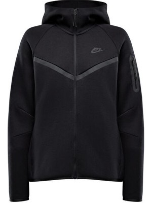 Nike Sportswear Tech Fleece Windrunner Kadın Günlük Polar Ceket HV6747-010 Siyah