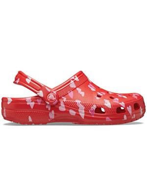 Crocs  Classic Vday Clog T Çocuk Terliği 209755-6ZR Kırmızı