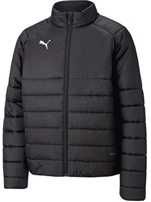 Puma Teamliga Padded Jacket Zip Erkek Futbol Kamp Montu 65879903 Siyah