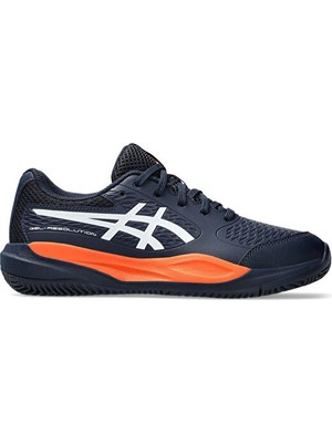 Asics Gel Resolution x Gs Clay Unisex Çocuk Koşu Ayakkabı 1044A080-400 Renkli