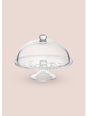 The Mia Ayaklı Pasta Kek Fanusu 30X24 cm CAM0497