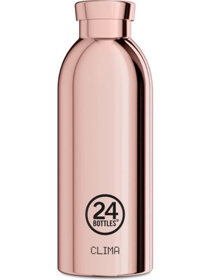 24 Bottles Clima Bottle Rose Gold Paslanmaz Çelik Termos 500 ml