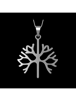 TabiTela 925 Ayar gümüş kolye mercan   SM4199