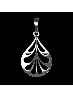 TabiTela 925 Ayar gümüş kolye deniz borusu kabuğu   SM4294