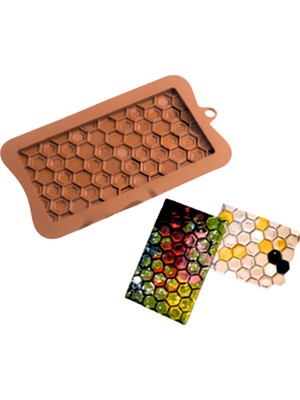 Bal Peteği Silikon Kalıp Çikolata Muffin Sabun Kokulu Taş Mum Epoksi Kalıbı