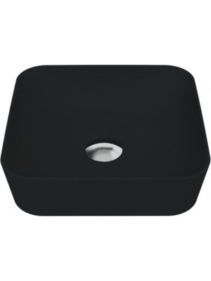 Creavit Ultra Tezgah Üstü Lavabo 40 cm Kömür Karası-Mat Siyah