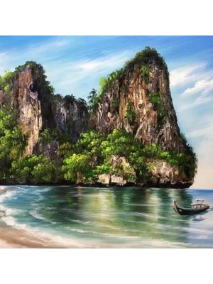 Marsilyan- Kanvas Rüya Gibi Sayılarla Boyama Seti Rulo