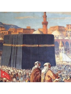 Marsilyan- Kanvas Osmanlı Dönemi Kabe Sayılarla Boyama Seti Rulo