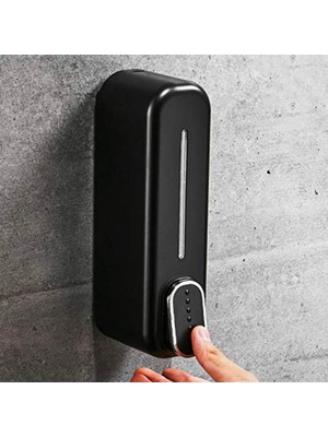 Siyah Duvara Monte Sıvı Sabunluk Dispenser 300 ml