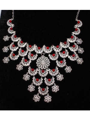 Nusret Takı 925 Ayar Gümüş Telkari Kolye