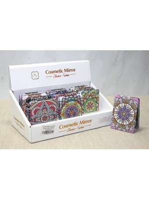 Taşlı El Aynası Dikdörtgen Ince Model 1