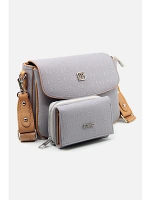 Just Polo Yeni Sezon Kolon Askılı 4 Bölmeli Kadın Omuz Çantası 21x16cm Pbu2174