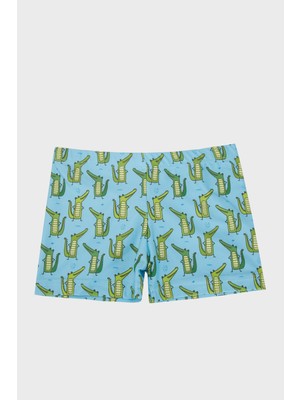 Slipstop Lizard Baskılı Upf 50+ Korumalı Mayo Short Erkek Çocuk Mayo Short SR2531000004