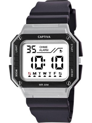 Captiva Digital 3 Atm Suya Dayanıklı Işık+Alarm+Kronometre+Takvimli Çoçuk Kol Saati Cp.yn.25.06