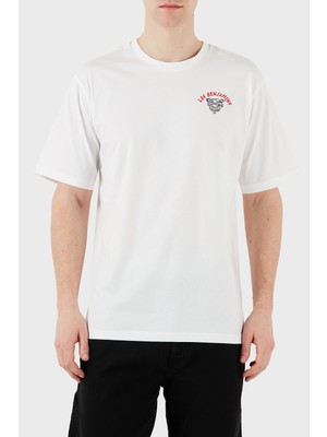 Les Benjamins Baskılı Relaxed Fit Pamuklu Bisiklet Yaka T Shirt Erkek T Shirt LB25SSUNLMUTS
