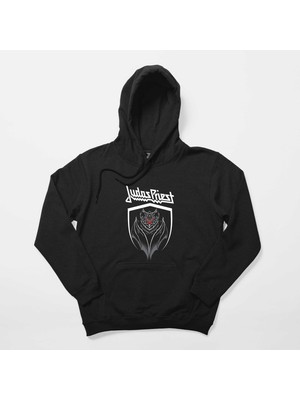 Judas Priest Bat Siyah Kapşonlu Sweatshirt Hoodie