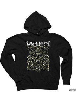 Napalm Death Chain Siyah Kapşonlu Sweatshirt Hoodie