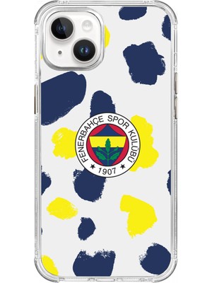 Fenerbahçe Apple iPhone 13 Uyumlu Fenerbahçe Damalı Arma Lisanslı Telefon Kılıfı