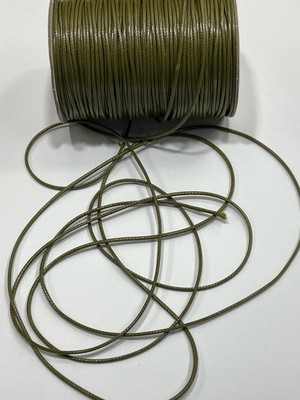 Karan Tuhafiye Deri İp / Bileklik İpi / Takı Tasarım İpi / 5 Metre / 1,5 mm /