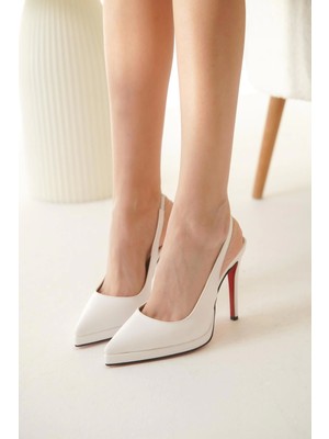 Kadın Moda Sivri Burun Topuklu Ayakkabı Şık ve Zarif Abiye Ayakkabı