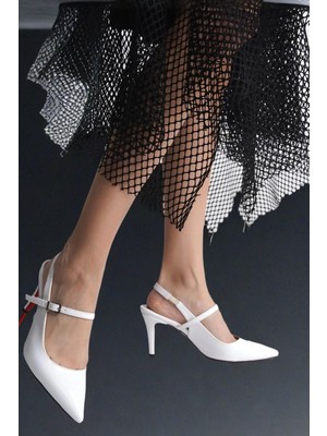 Stil Modern Kadın Günlük Kısa Topuklu Ayakkabı Özel Tasarım Gündüz Gece Abiye Ayakkabı