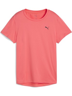 Puma Tad Essentials Crew Kadın Pembe Yuvarlak Yaka Tişört