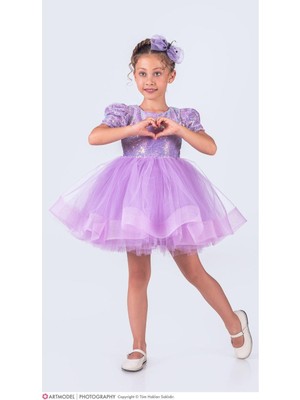 Kokoş Bebe Pullu Kabarık Toka Dahil Elbise (1 Beden Büyük Alınması Önerilir)