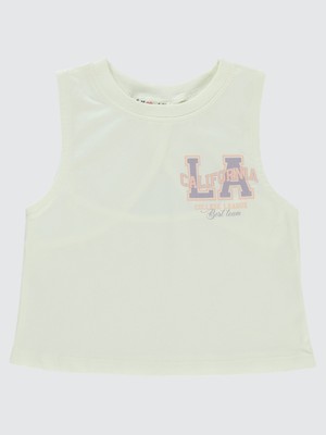 Civil Girls Kız Çocuk Tişört 2-5 Yaş Ekru