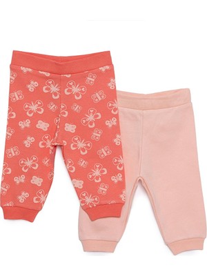 Hellobaby Basic Kız Kelebek Desenli 2li Patiksiz Alt Kız Bebek