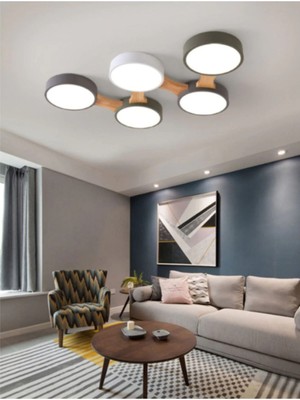 Minimalist Modern LED 5’li Avize