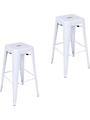 Chairlife Tolix Metal Bar Tabure(2 Adet)