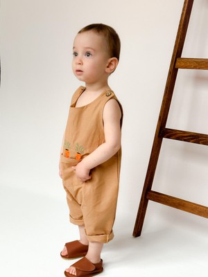 Mia Baby Nakışlı Yazlık Efil Tulum