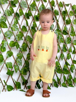 Mia Baby Nakışlı Yazlık Efil Tulum