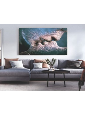 Kiss-Kanvas Tablo Salon Oturma Yatak Odası Ofis Antre Cafe Için Duvar Dekoru