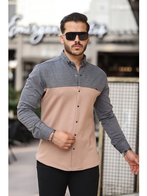 Çift Renk Kışlık Gömlek